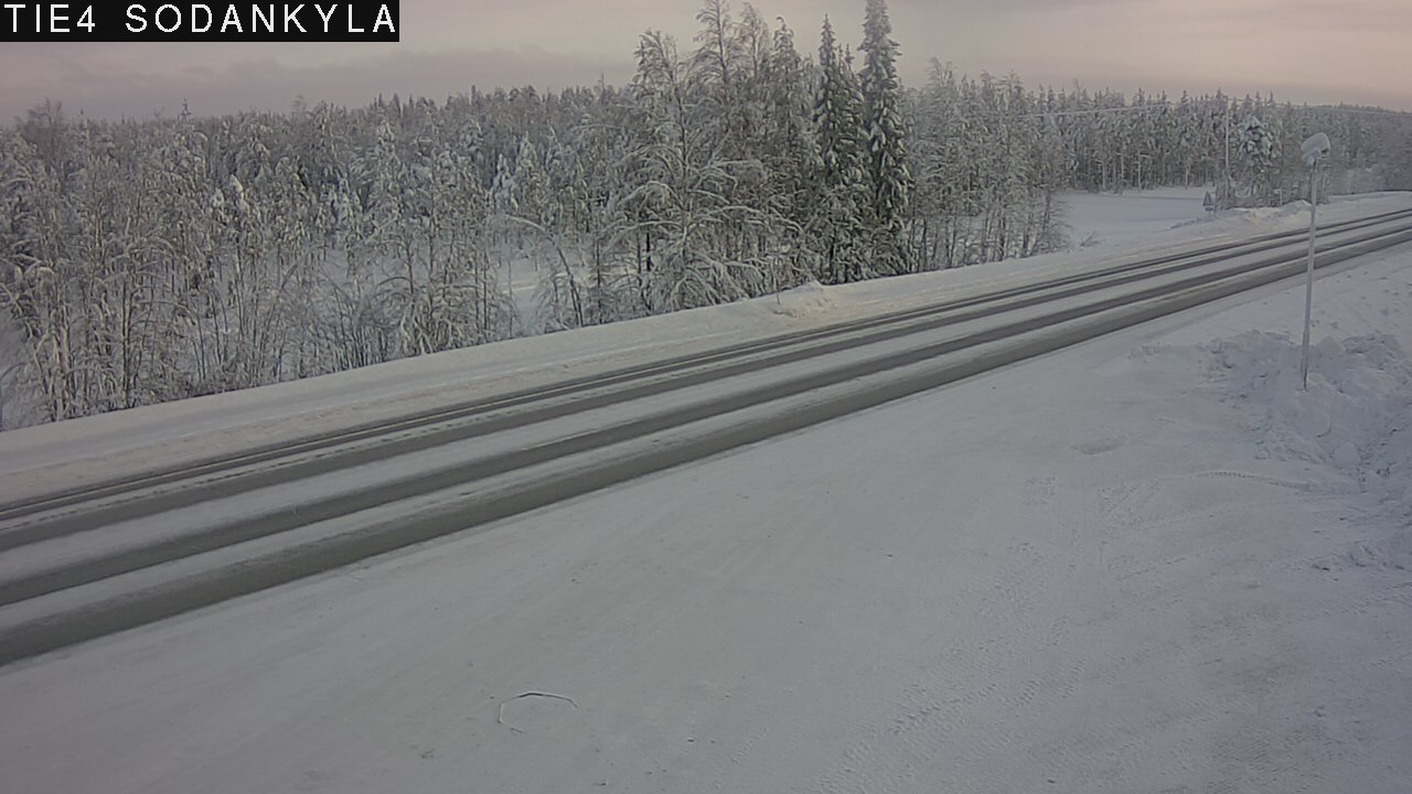 Weather Camera Image Road 5 4 Sodankylä, Petäjämaa, Sodankylä, Lappi