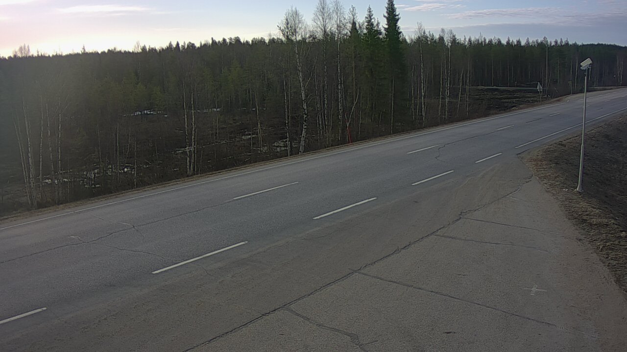Weather Camera Image Road 5 4 Sodankylä, Petäjämaa, Sodankylä, Lappi