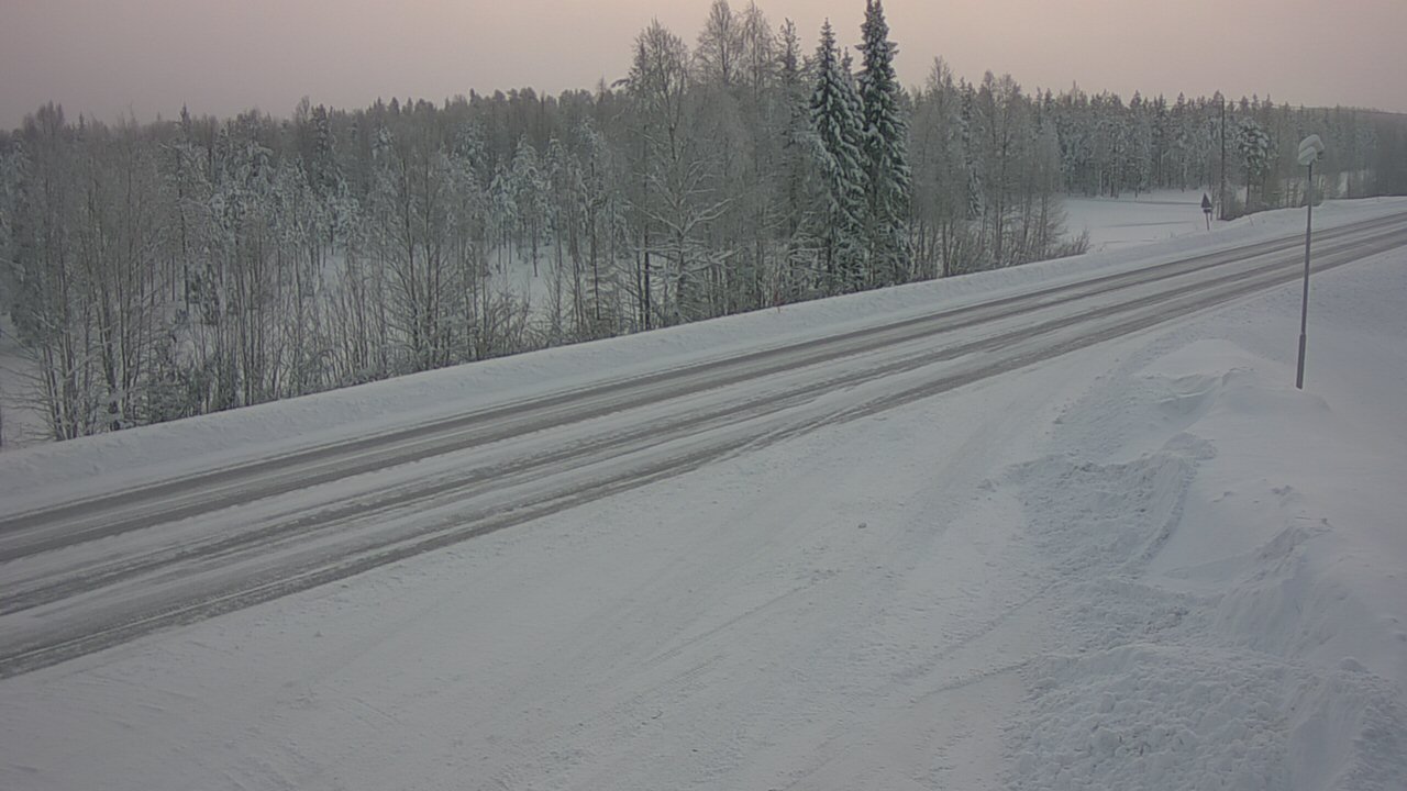 Weather Camera Image Road 5 4 Sodankylä, Petäjämaa, Sodankylä, Lappi