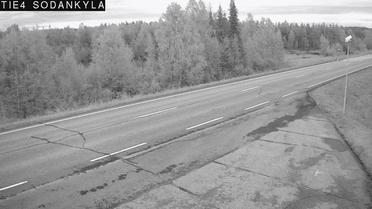 Weather Camera Image Road 5 4 Sodankylä, Petäjämaa, Sodankylä, Lappi