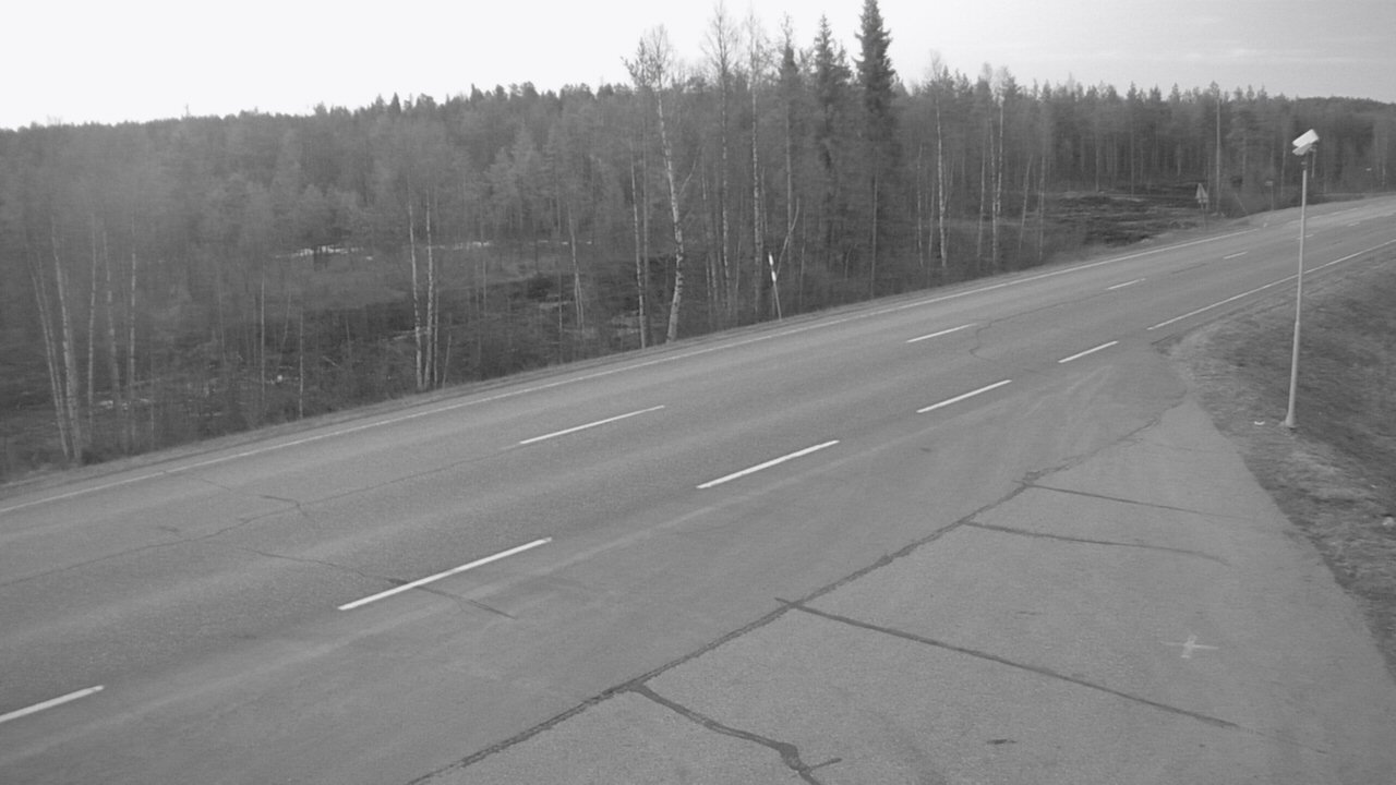 Weather Camera Image Road 5 4 Sodankylä, Petäjämaa, Sodankylä, Lappi