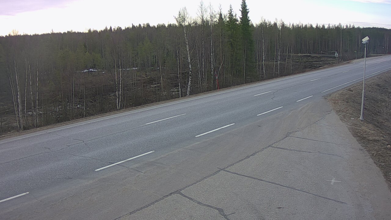 Weather Camera Image Road 5 4 Sodankylä, Petäjämaa, Sodankylä, Lappi