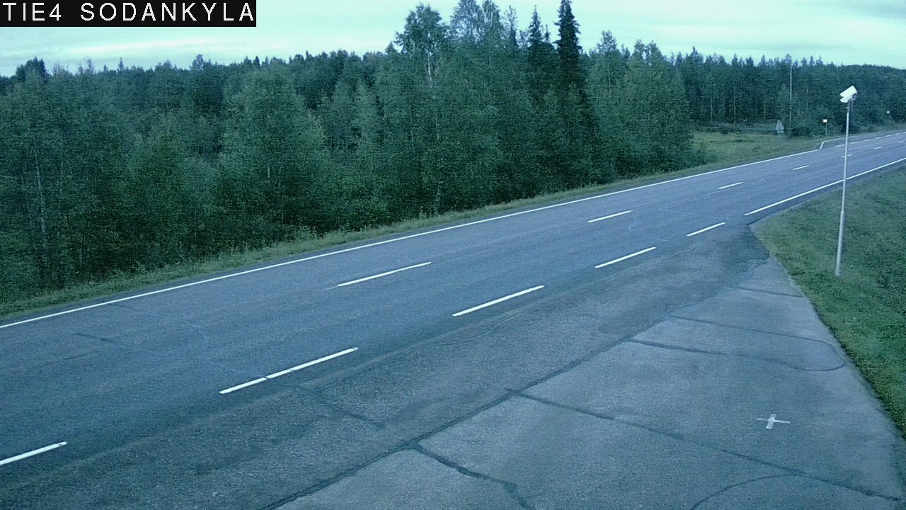Weather Camera Image Road 5 4 Sodankylä, Petäjämaa, Sodankylä, Lappi