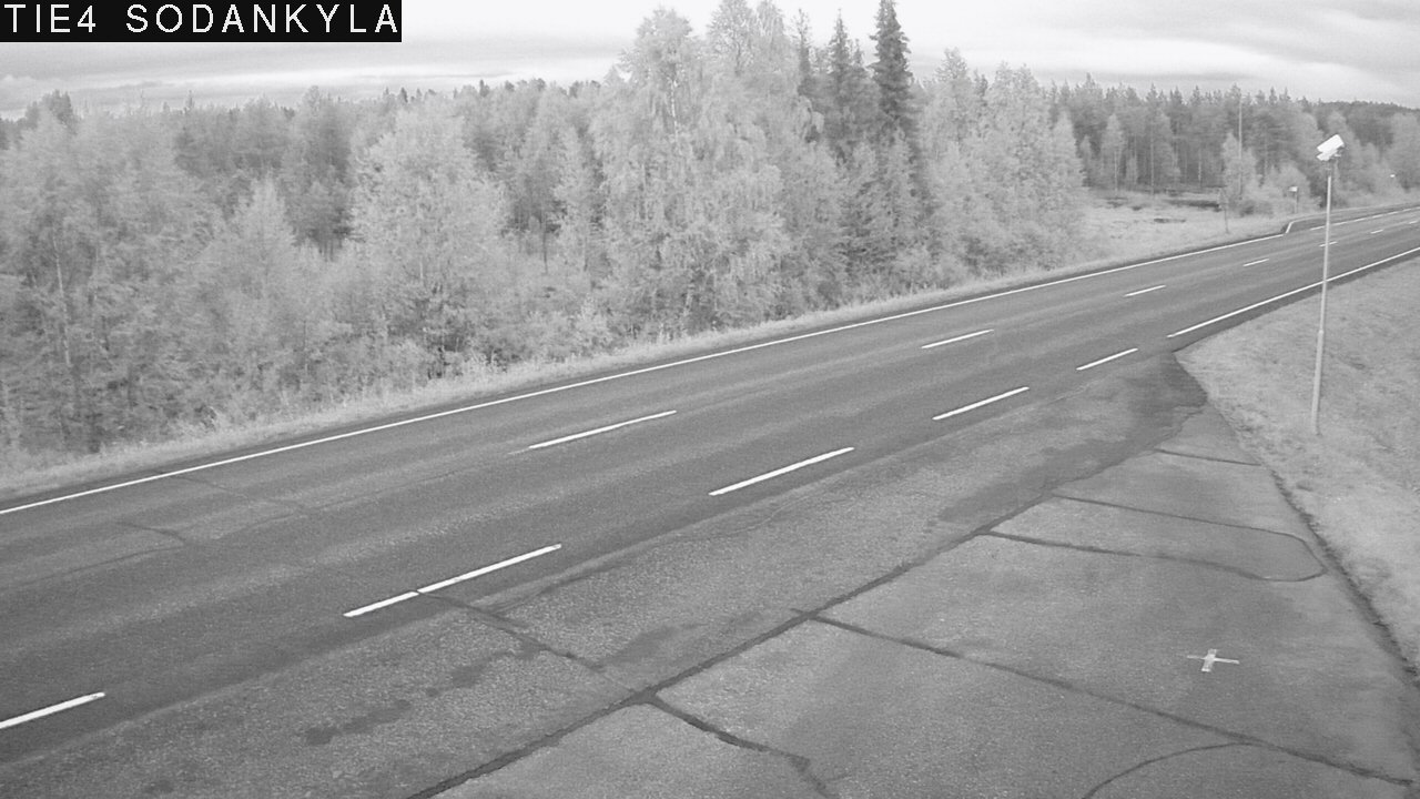 Weather Camera Image Road 5 4 Sodankylä, Petäjämaa, Sodankylä, Lappi