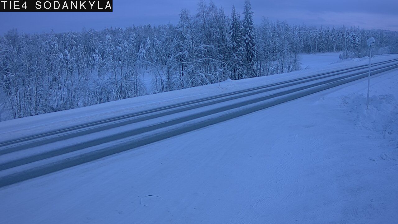 Weather Camera Image Road 5 4 Sodankylä, Petäjämaa, Sodankylä, Lappi