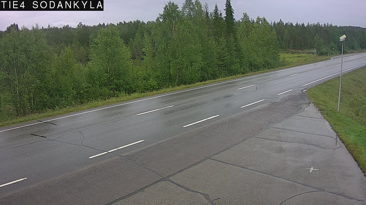 Weather Camera Image Road 5 4 Sodankylä, Petäjämaa, Sodankylä, Lappi