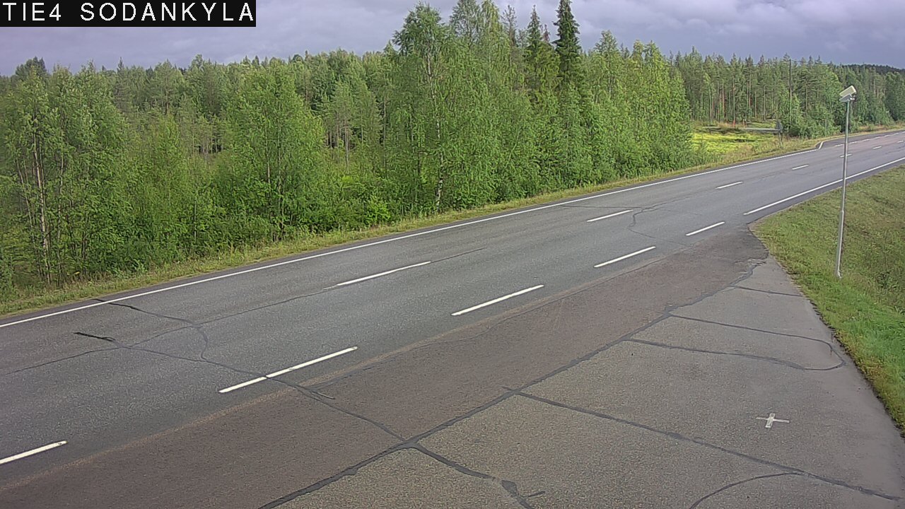 Weather Camera Image Road 5 4 Sodankylä, Petäjämaa, Sodankylä, Lappi