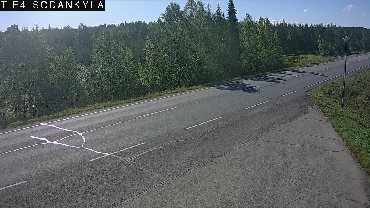 Weather Camera Image Road 5 4 Sodankylä, Petäjämaa, Sodankylä, Lappi