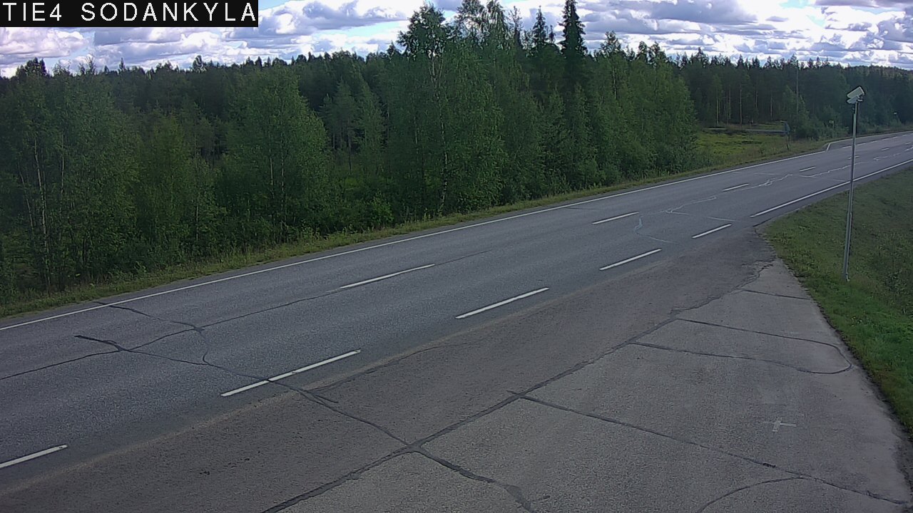 Weather Camera Image Väg 4 Sodankylä, Petäjämaa, Sodankylä, Lappi