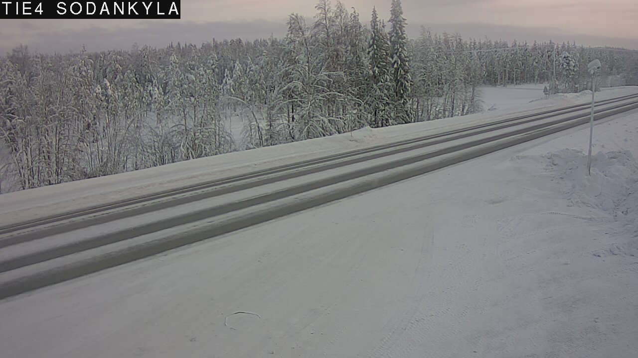 Weather Camera Image Road 5 4 Sodankylä, Petäjämaa, Sodankylä, Lappi