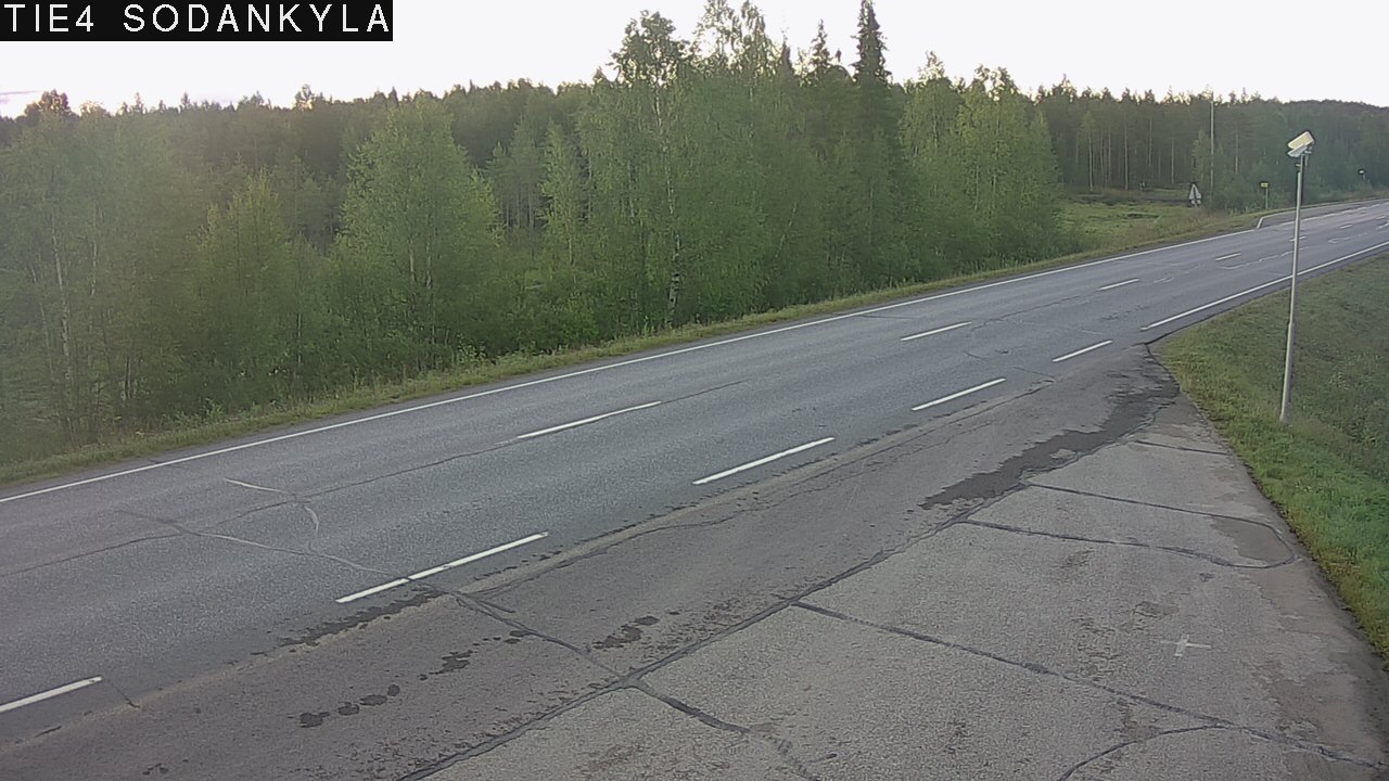 Weather Camera Image Road 5 4 Sodankylä, Petäjämaa, Sodankylä, Lappi