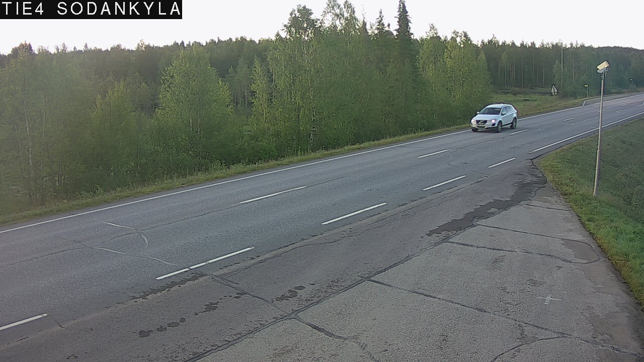 Weather Camera Image Road 5 4 Sodankylä, Petäjämaa, Sodankylä, Lappi
