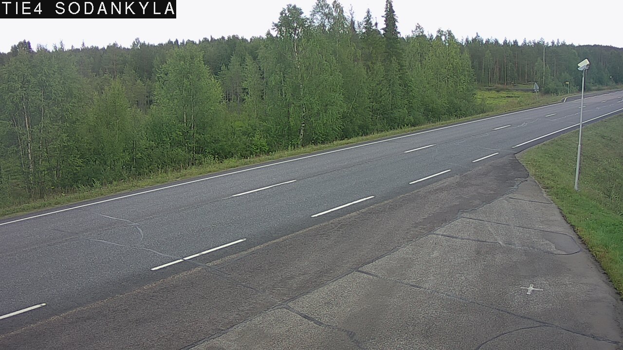 Weather Camera Image Road 5 4 Sodankylä, Petäjämaa, Sodankylä, Lappi