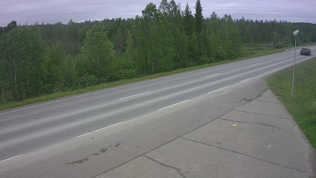Weather Camera Image Väg 4 Sodankylä, Petäjämaa, Sodankylä, Lappi
