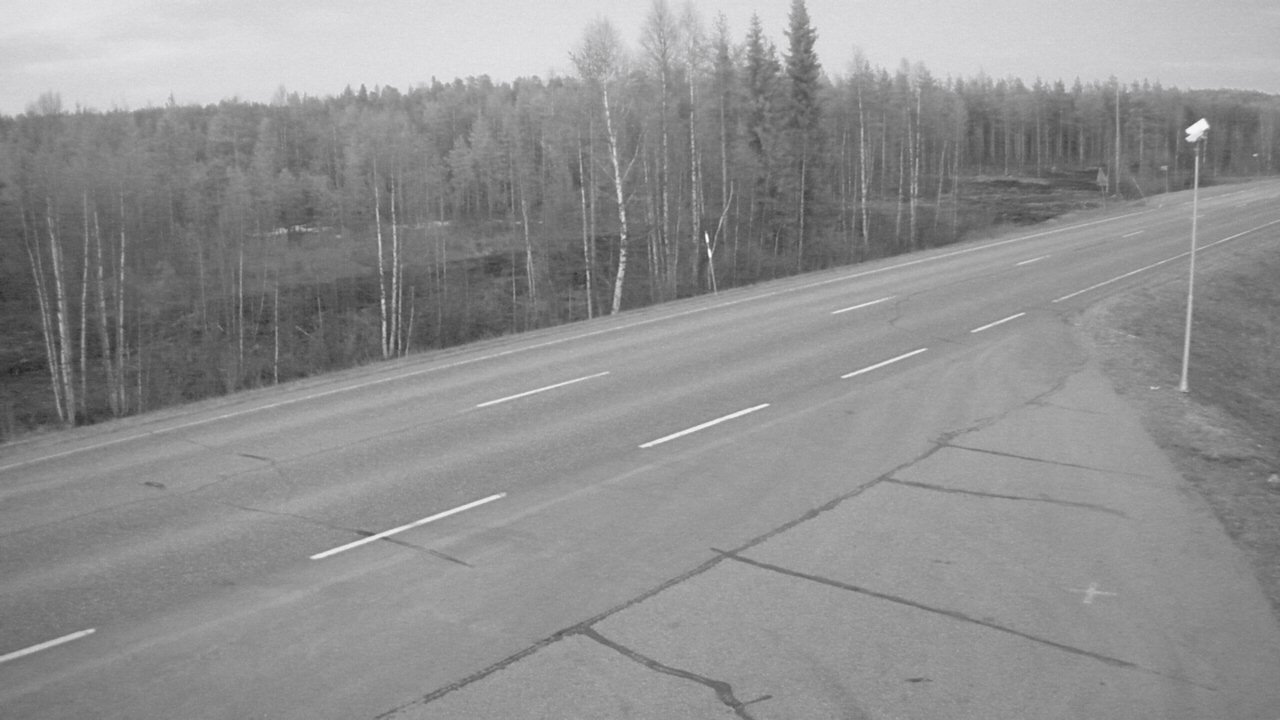 Weather Camera Image Road 5 4 Sodankylä, Petäjämaa, Sodankylä, Lappi