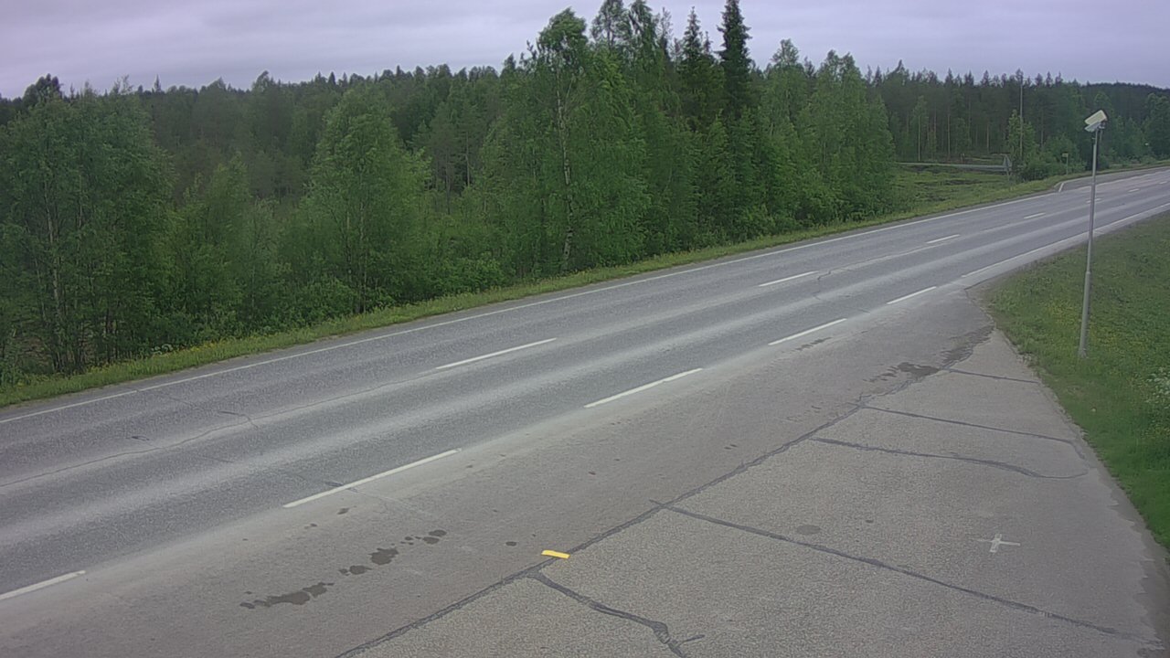 Weather Camera Image Road 5 4 Sodankylä, Petäjämaa, Sodankylä, Lappi