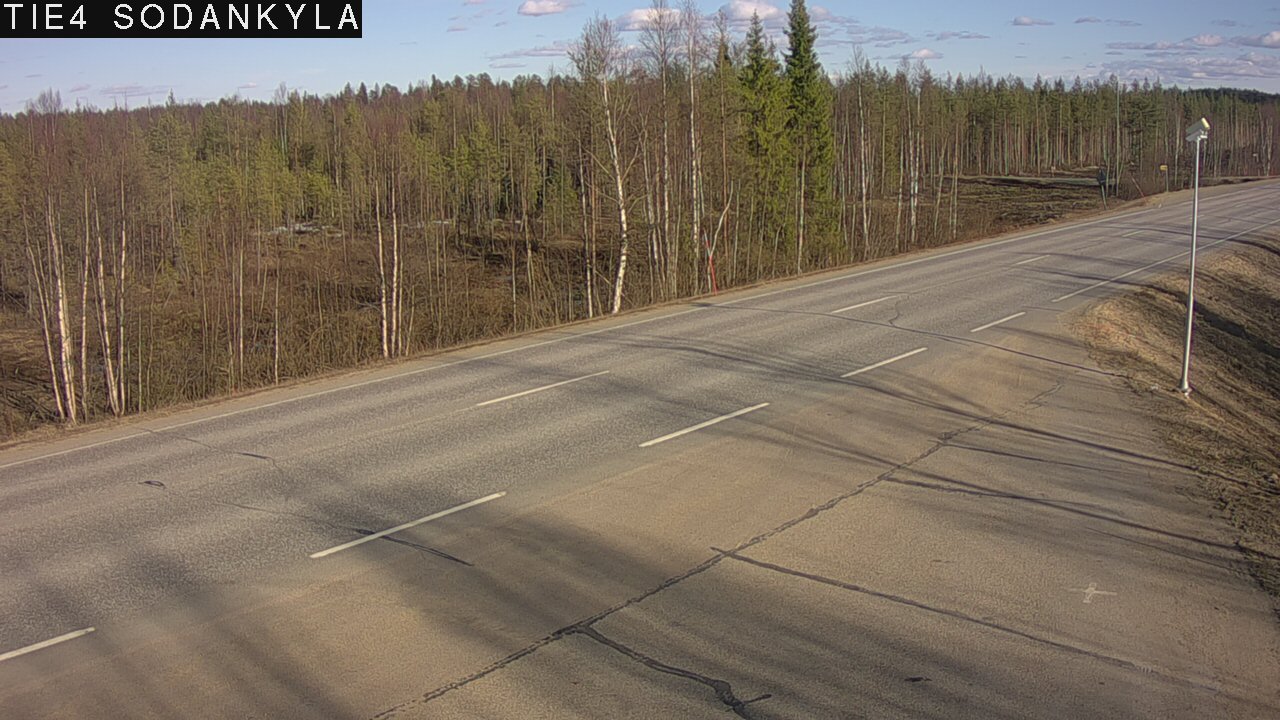 Kelikamerat Kuva Tie 4 Sodankylä, Petäjämaa, Sodankylä, Lappi