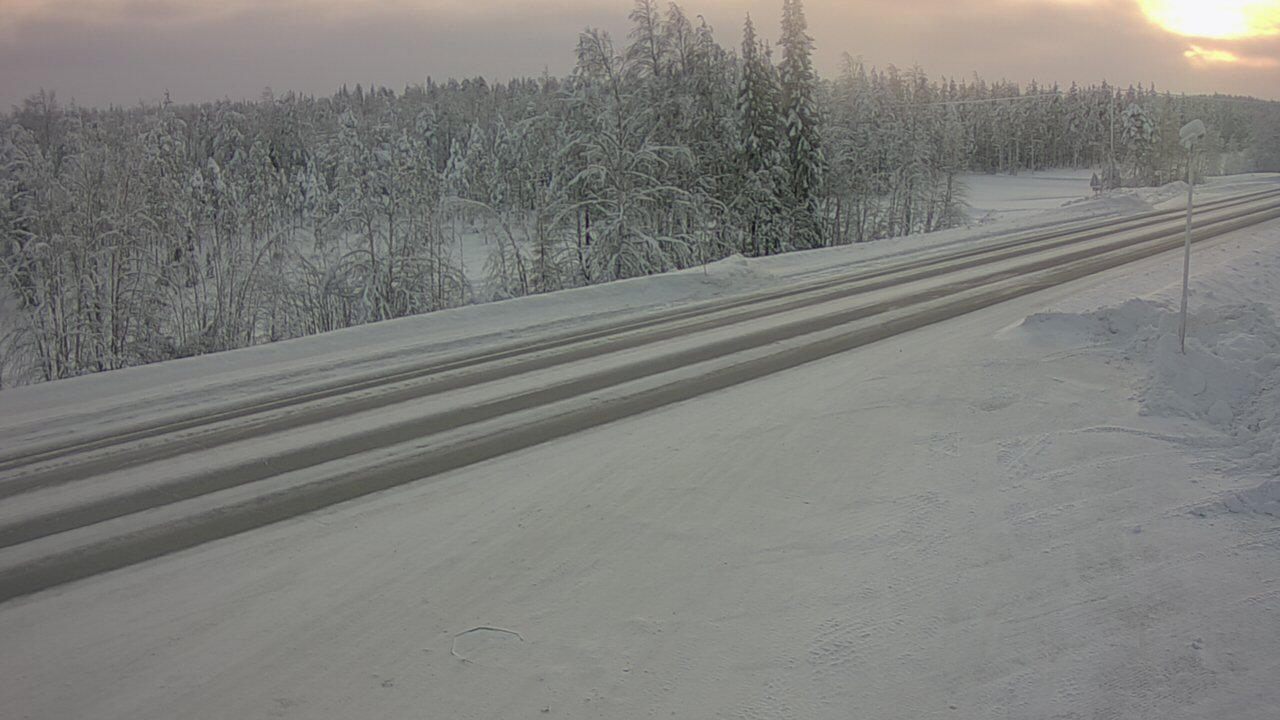 Weather Camera Image Road 5 4 Sodankylä, Petäjämaa, Sodankylä, Lappi