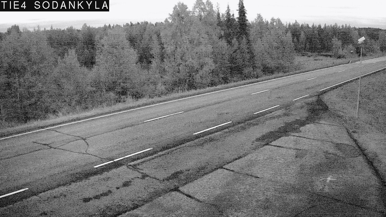 Weather Camera Image Road 5 4 Sodankylä, Petäjämaa, Sodankylä, Lappi