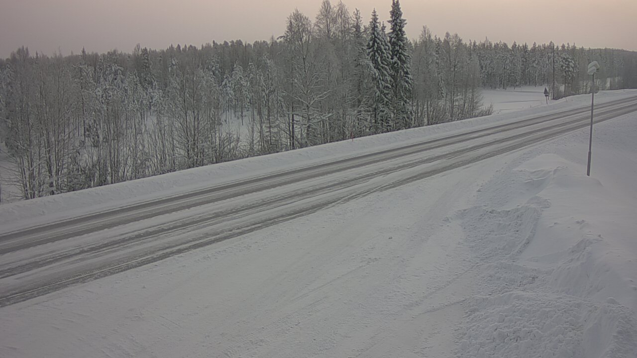 Weather Camera Image Road 5 4 Sodankylä, Petäjämaa, Sodankylä, Lappi