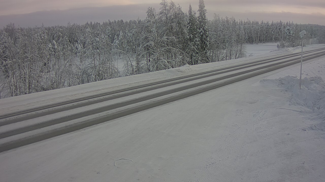 Weather Camera Image Road 5 4 Sodankylä, Petäjämaa, Sodankylä, Lappi