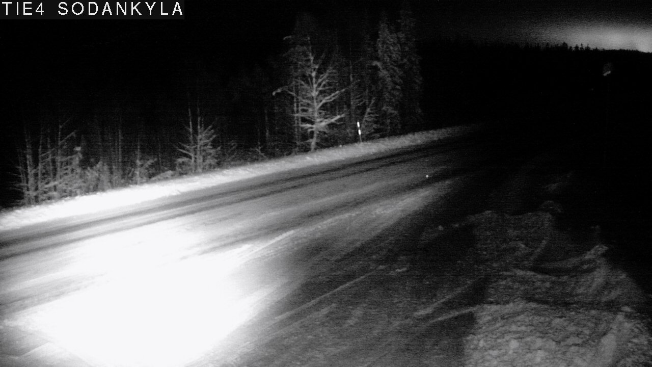 Weather Camera Image Road 5 4 Sodankylä, Petäjämaa, Sodankylä, Lappi