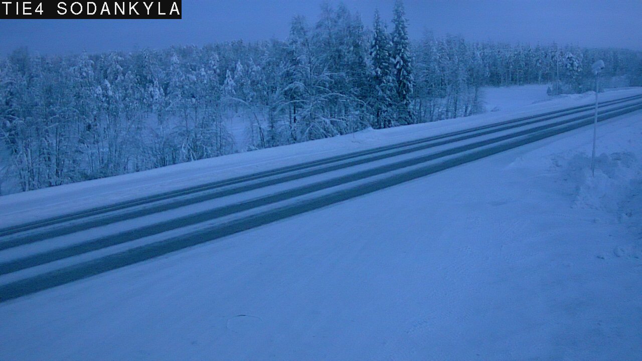 Weather Camera Image Road 5 4 Sodankylä, Petäjämaa, Sodankylä, Lappi