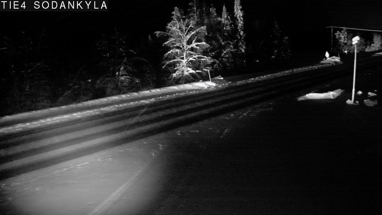 Weather Camera Image Väg 4 Sodankylä, Petäjämaa, Sodankylä, Lappi