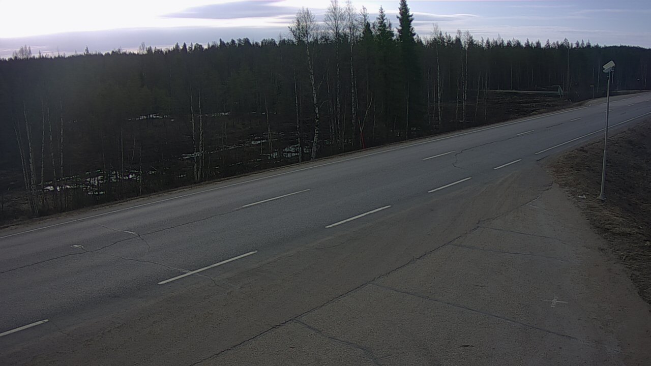 Weather Camera Image Road 5 4 Sodankylä, Petäjämaa, Sodankylä, Lappi
