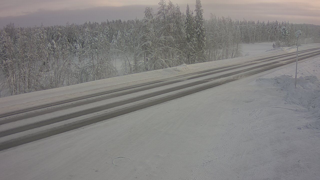 Weather Camera Image Road 5 4 Sodankylä, Petäjämaa, Sodankylä, Lappi