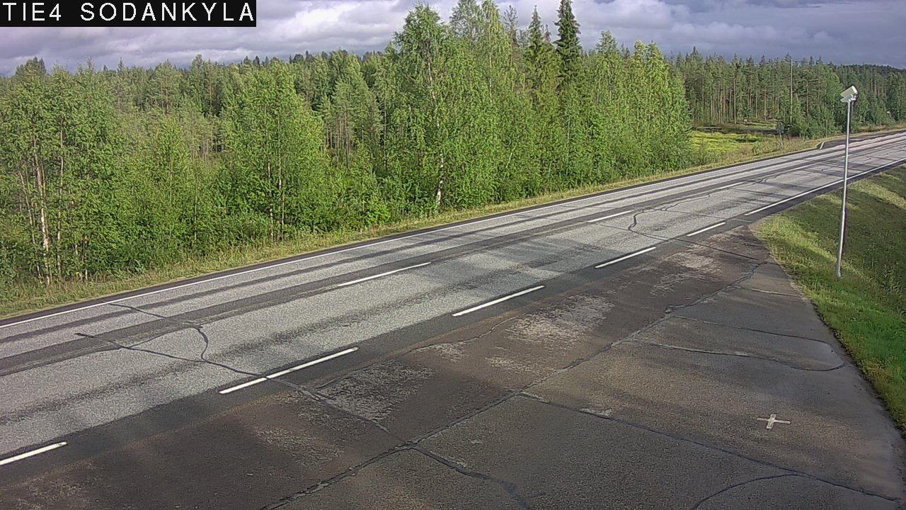 Weather Camera Image Road 5 4 Sodankylä, Petäjämaa, Sodankylä, Lappi