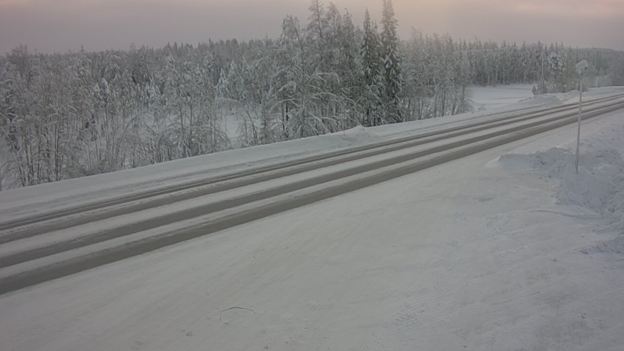 Weather Camera Image Road 5 4 Sodankylä, Petäjämaa, Sodankylä, Lappi