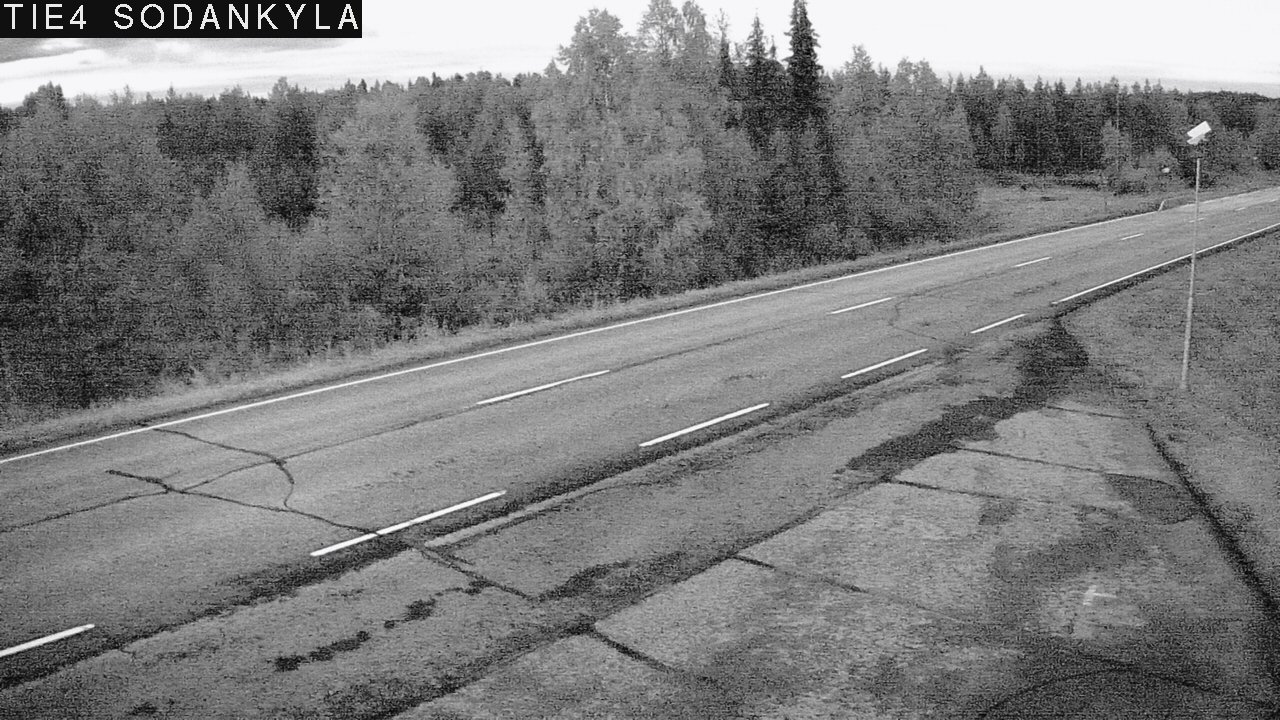 Weather Camera Image Road 5 4 Sodankylä, Petäjämaa, Sodankylä, Lappi