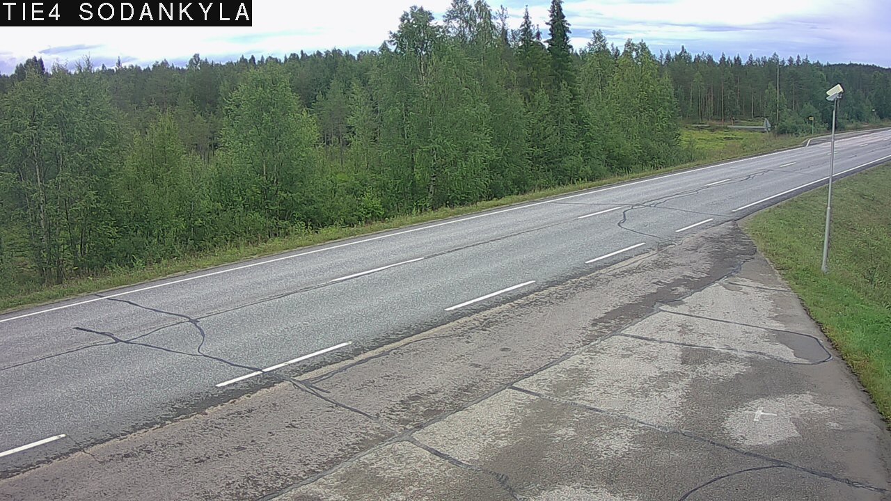 Weather Camera Image Road 5 4 Sodankylä, Petäjämaa, Sodankylä, Lappi