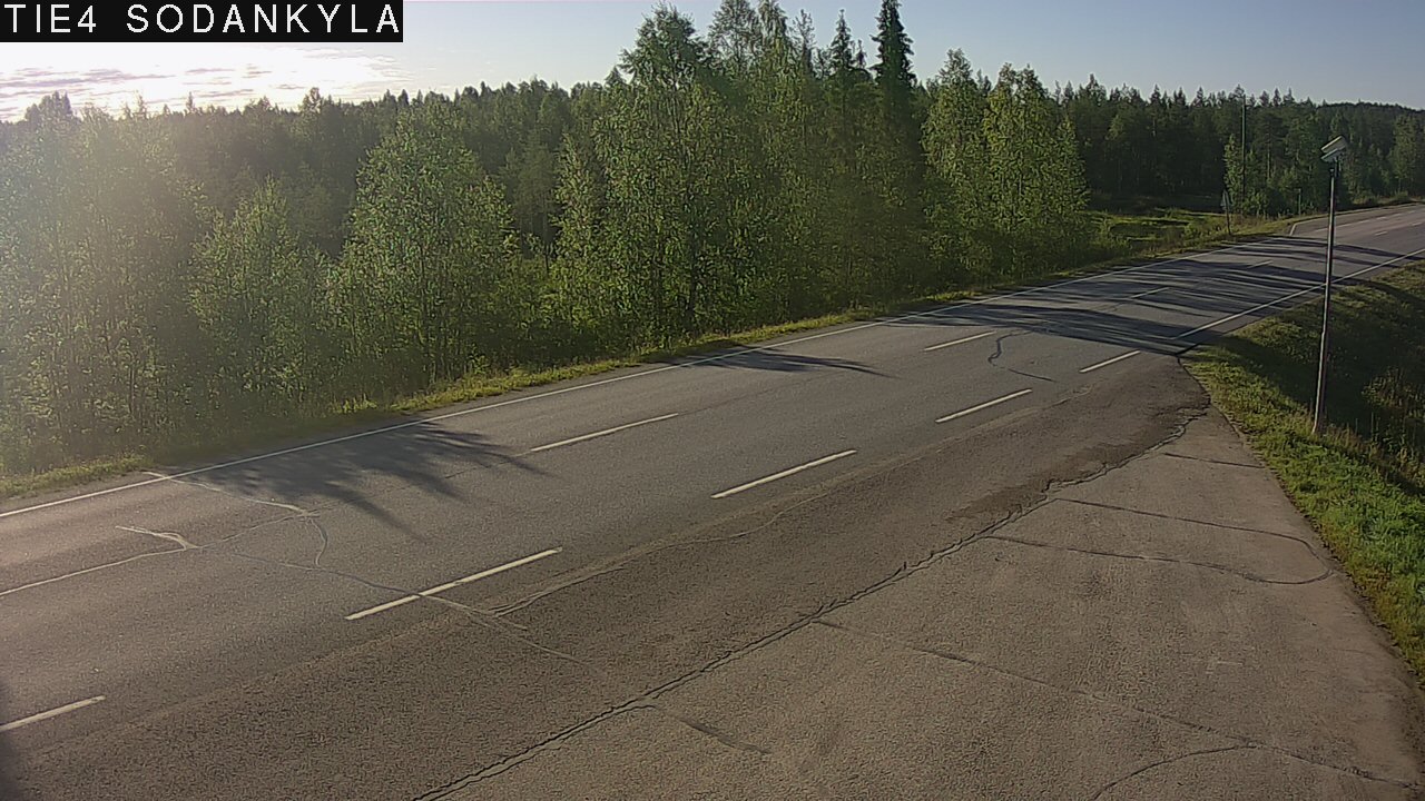 Weather Camera Image Road 5 4 Sodankylä, Petäjämaa, Sodankylä, Lappi