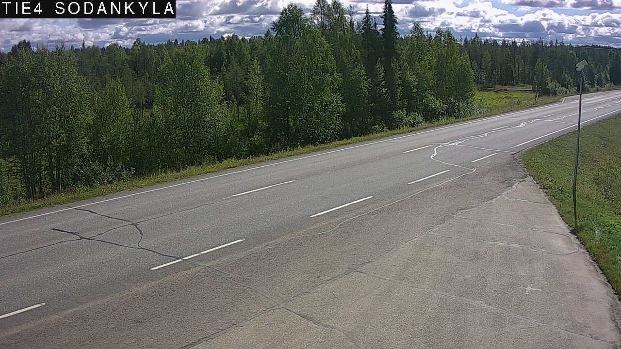 Weather Camera Image Väg 4 Sodankylä, Petäjämaa, Sodankylä, Lappi