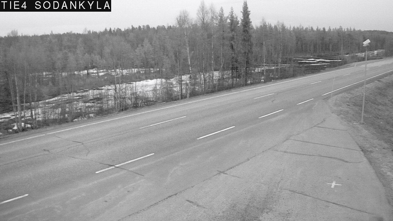 Weather Camera Image Road 5 4 Sodankylä, Petäjämaa, Sodankylä, Lappi