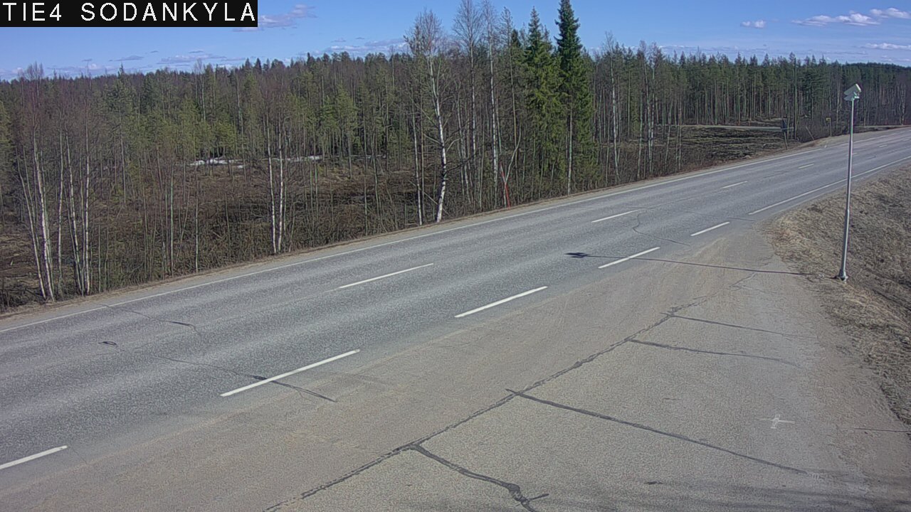 Kelikamerat Kuva Tie 4 Sodankylä, Petäjämaa, Sodankylä, Lappi
