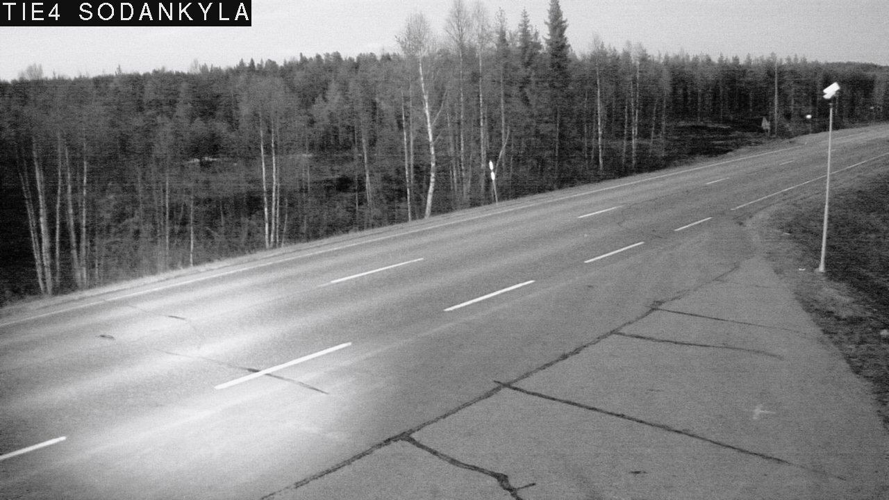 Weather Camera Image Road 5 4 Sodankylä, Petäjämaa, Sodankylä, Lappi