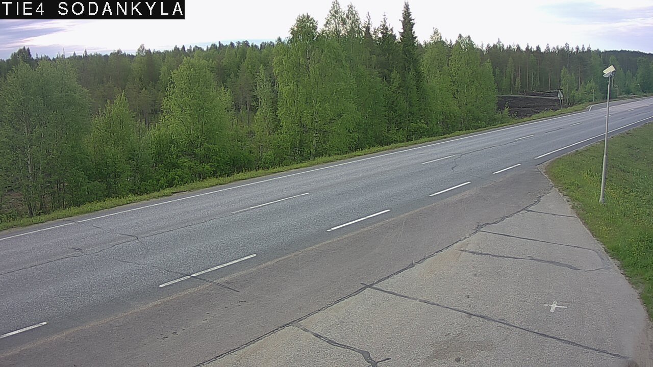 Weather Camera Image Road 5 4 Sodankylä, Petäjämaa, Sodankylä, Lappi