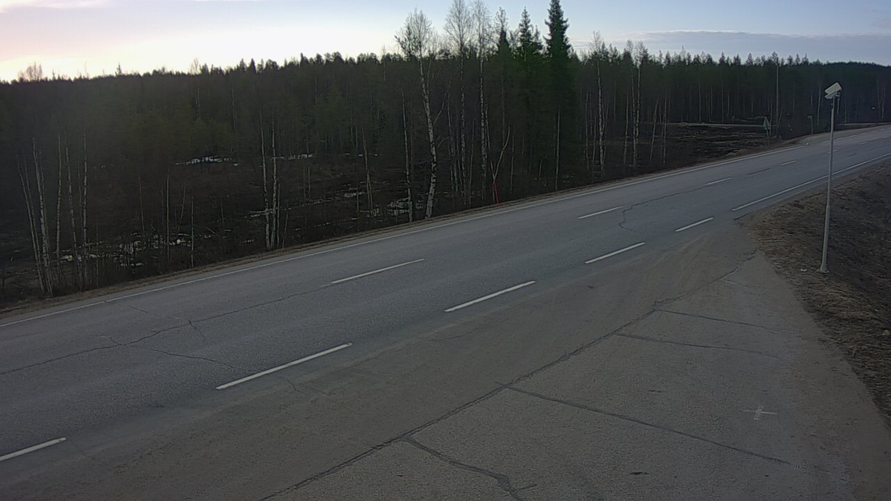 Weather Camera Image Road 5 4 Sodankylä, Petäjämaa, Sodankylä, Lappi