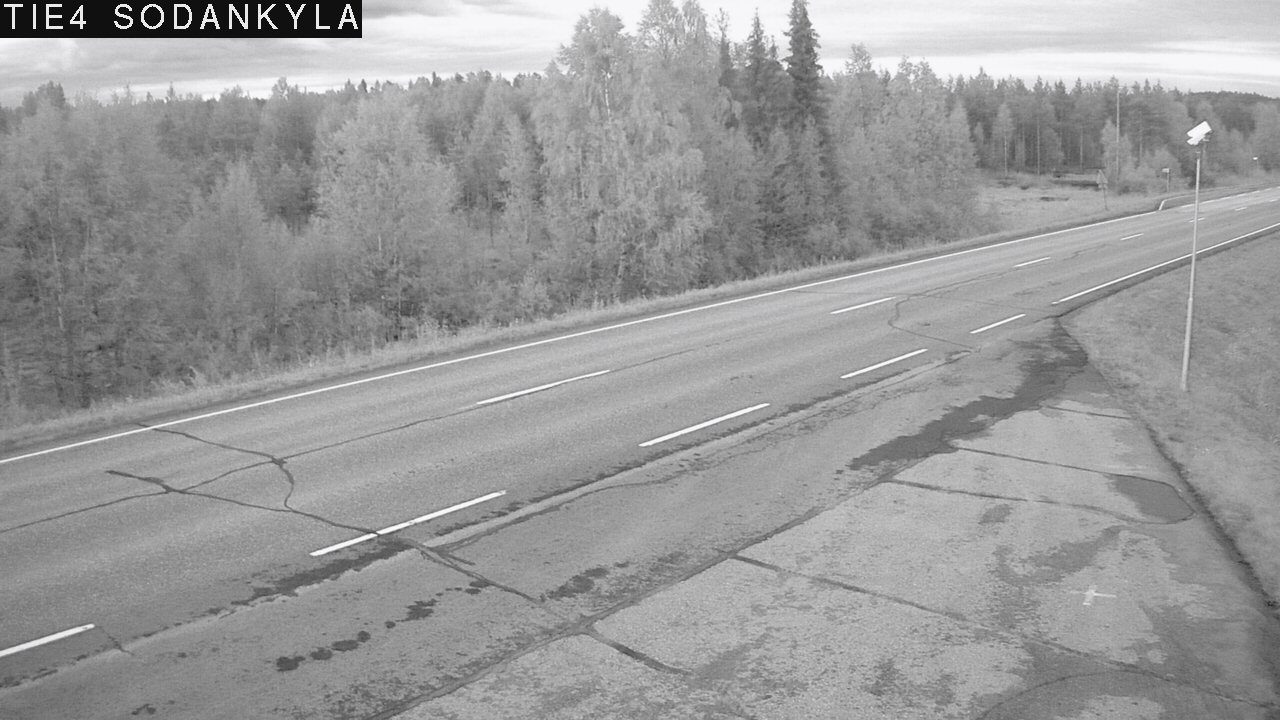 Weather Camera Image Road 5 4 Sodankylä, Petäjämaa, Sodankylä, Lappi