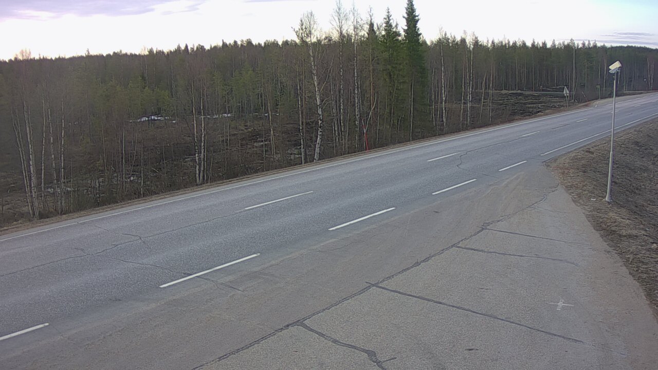 Weather Camera Image Road 5 4 Sodankylä, Petäjämaa, Sodankylä, Lappi