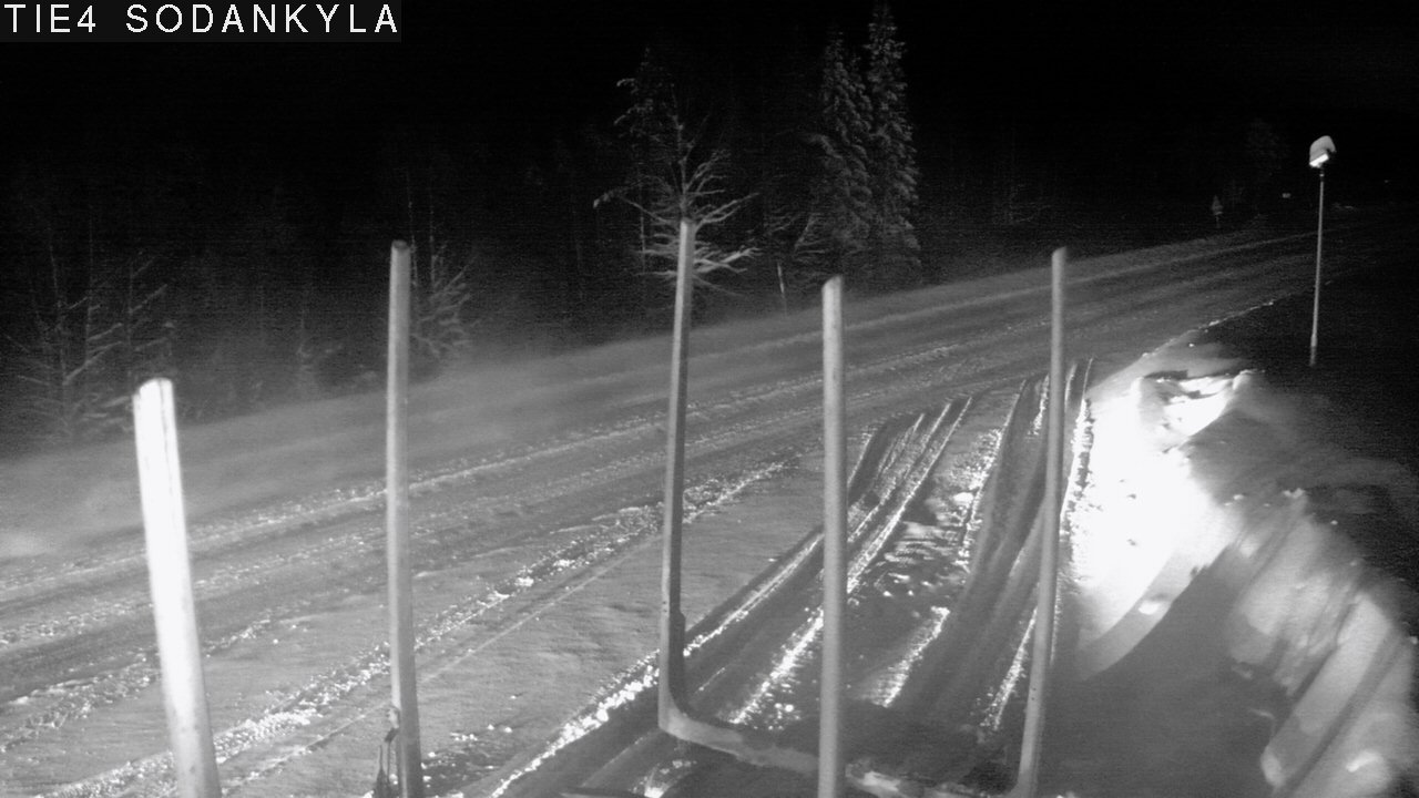 Weather Camera Image Road 5 4 Sodankylä, Petäjämaa, Sodankylä, Lappi