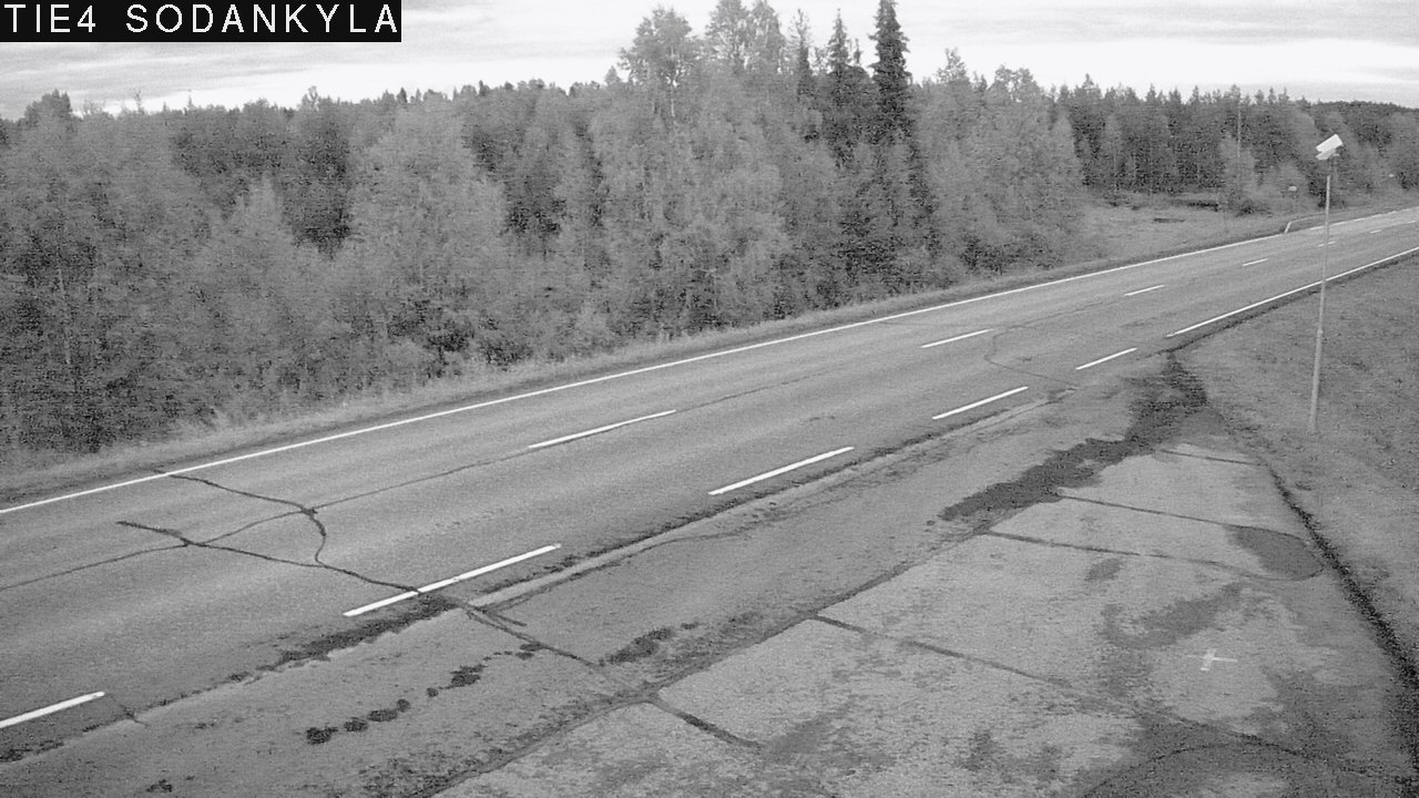 Weather Camera Image Road 5 4 Sodankylä, Petäjämaa, Sodankylä, Lappi