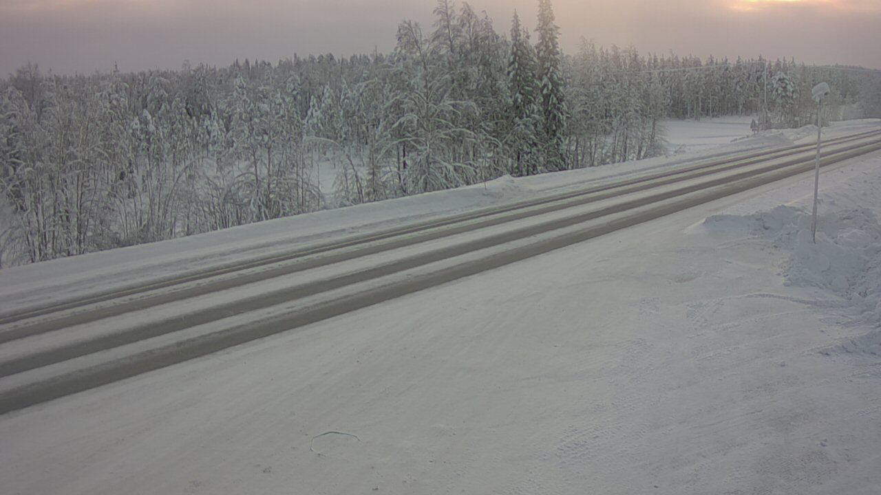 Weather Camera Image Road 5 4 Sodankylä, Petäjämaa, Sodankylä, Lappi