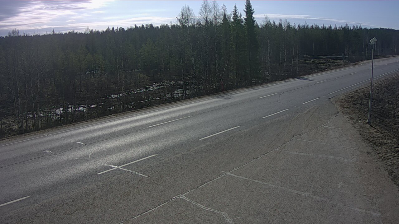 Weather Camera Image Road 5 4 Sodankylä, Petäjämaa, Sodankylä, Lappi