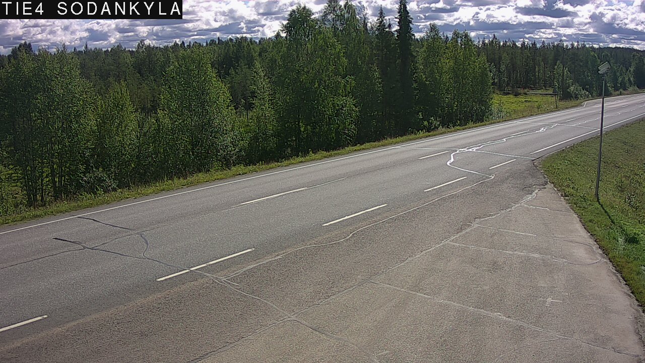 Weather Camera Image Road 5 4 Sodankylä, Petäjämaa, Sodankylä, Lappi