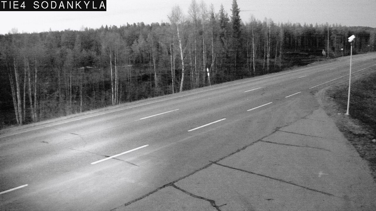 Weather Camera Image Road 5 4 Sodankylä, Petäjämaa, Sodankylä, Lappi