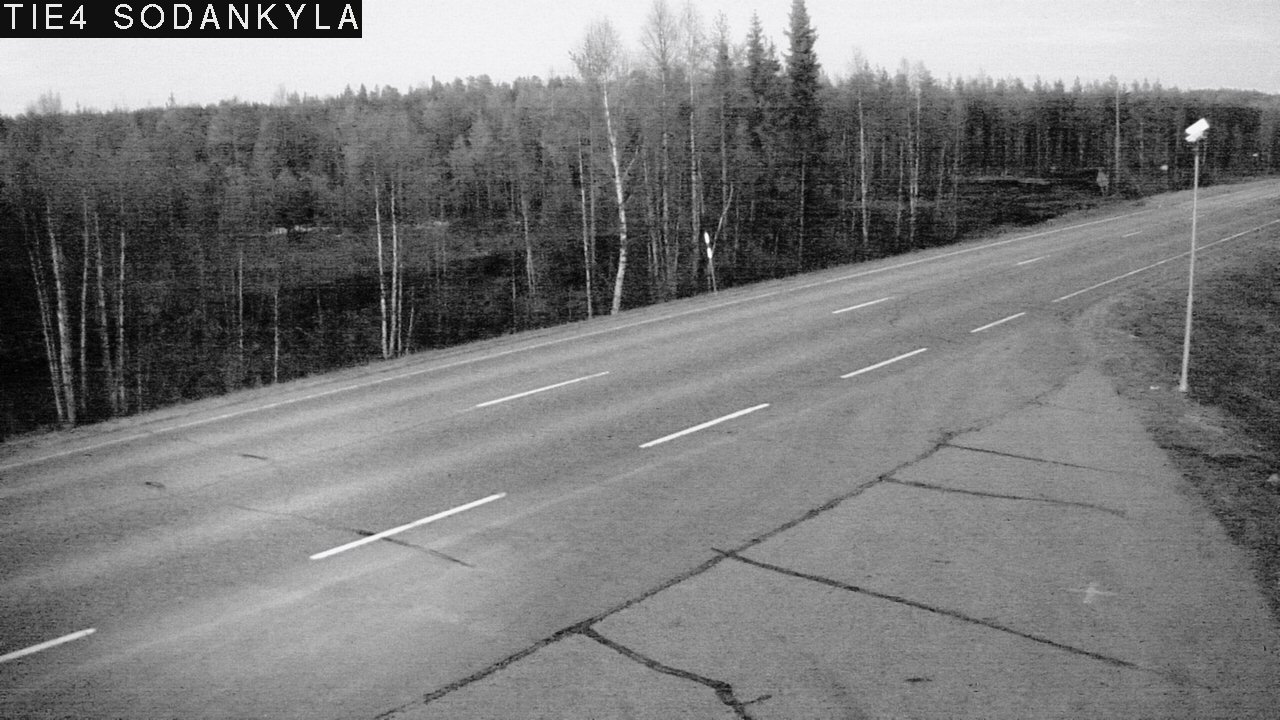 Weather Camera Image Road 5 4 Sodankylä, Petäjämaa, Sodankylä, Lappi